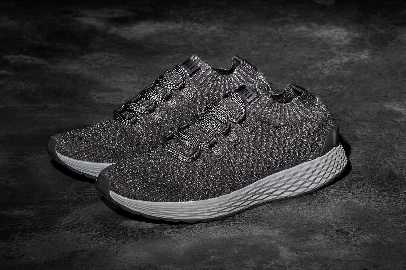 Men's Nobull Reflective Knit Running Shoes Dark / Grey | SG C2030T